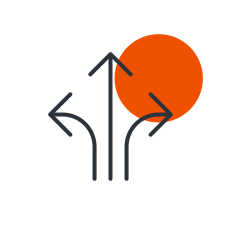 Flexible delivery icon