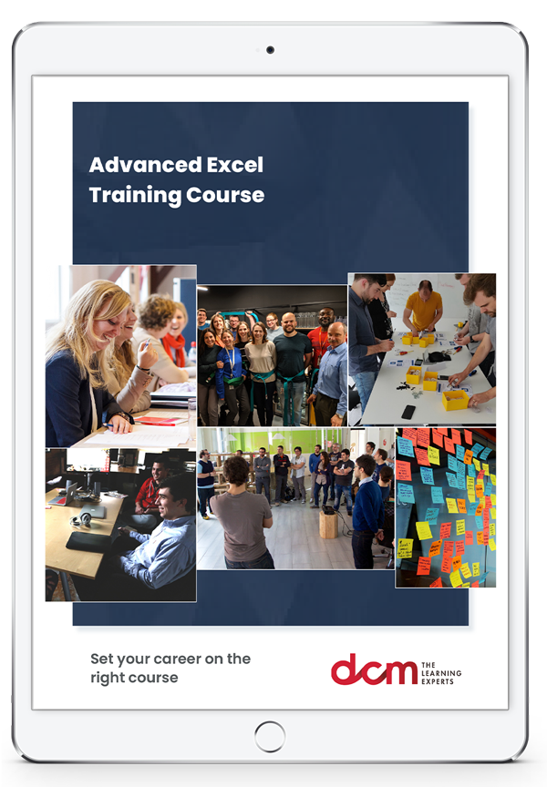 Get the Advanced Excel Training Course Brochure & 2023 Timetable Instantly