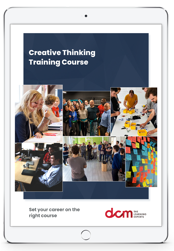 Get the Creative ThinkingTraining Course Brochure & 2024 Down Timetable Instantly