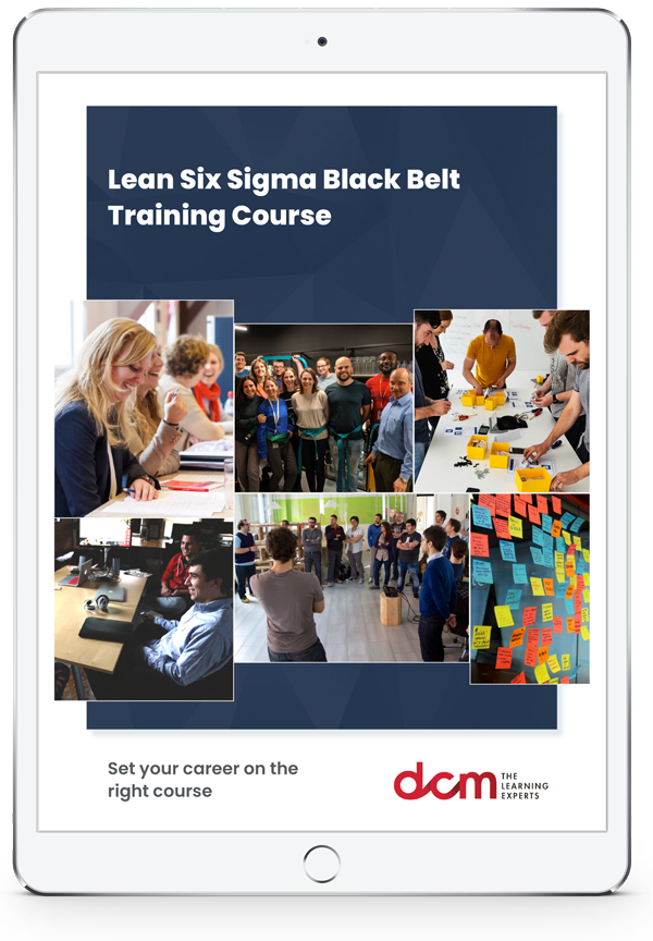 Get the Lean Six Sigma Black Belt Training Course Brochure & 2024 Galway Timetable Instantly