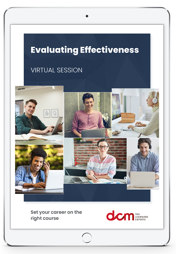 Get the Evaluating Training Effectiveness Bitesize Training Brochure & 2023 Timetable Instantly
